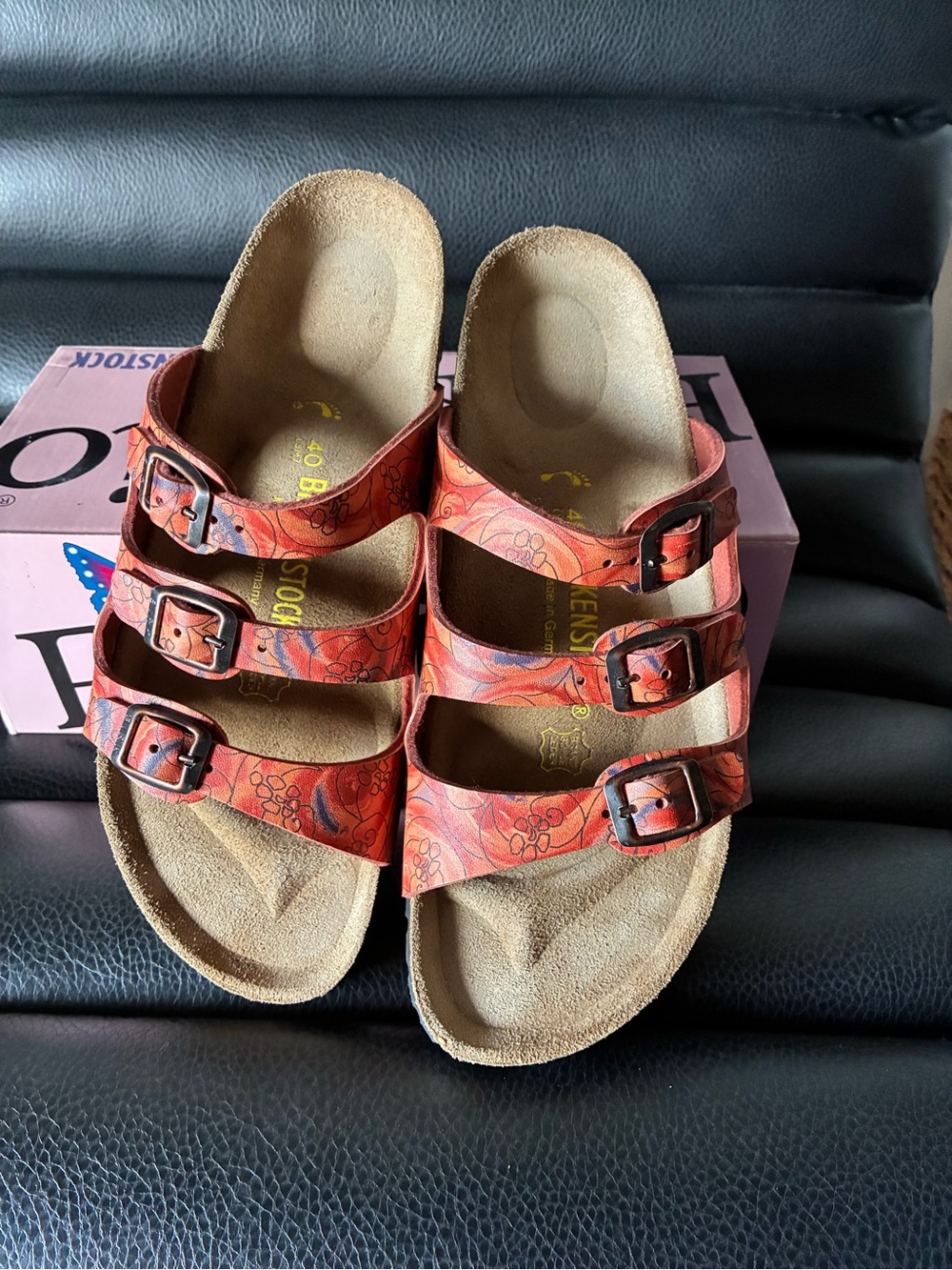 Birkenstock Papillio Florida Jerry Garcia Birko-Flor Sandals- Size 40